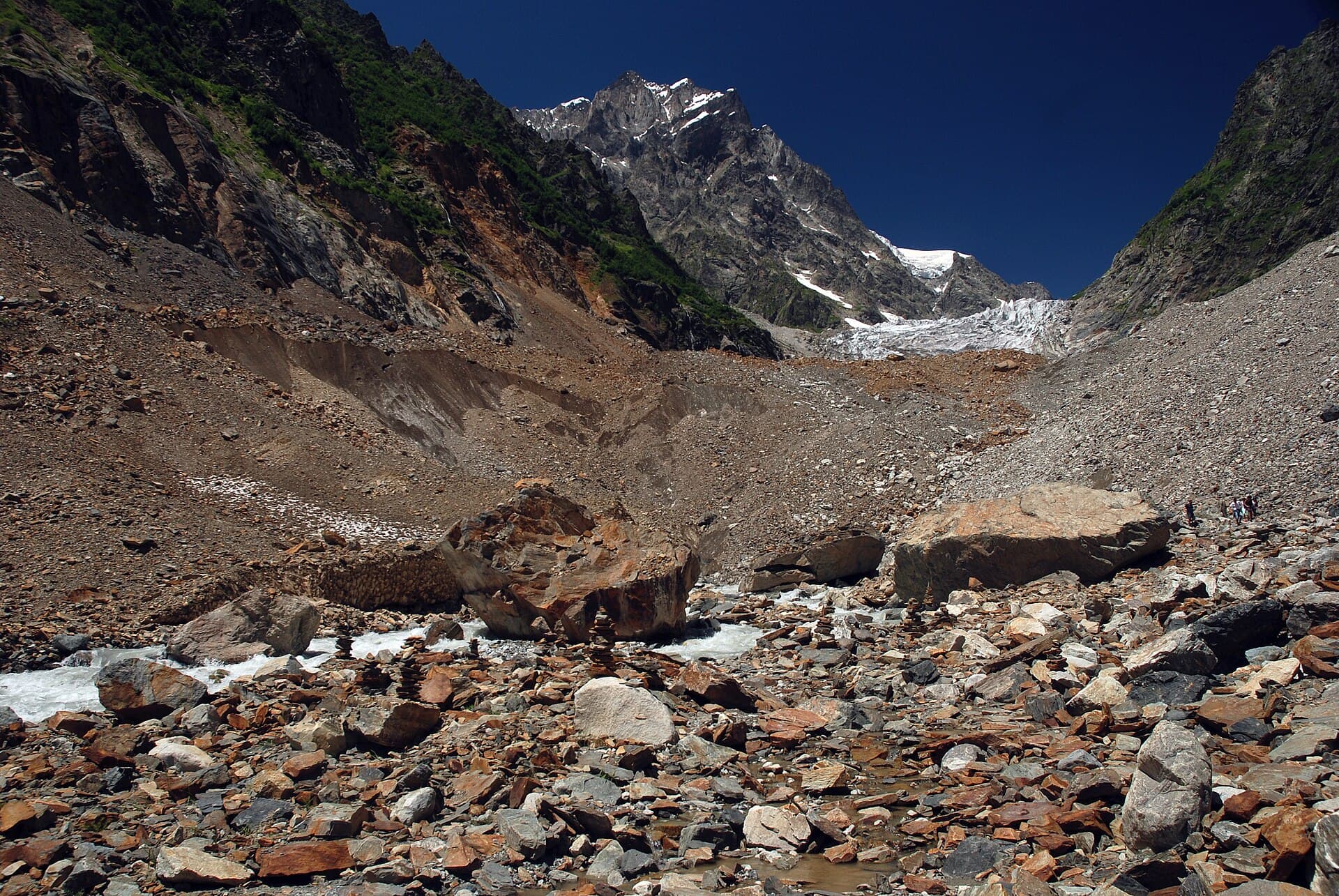 Chalaadi Glacier and Mt Chatintau